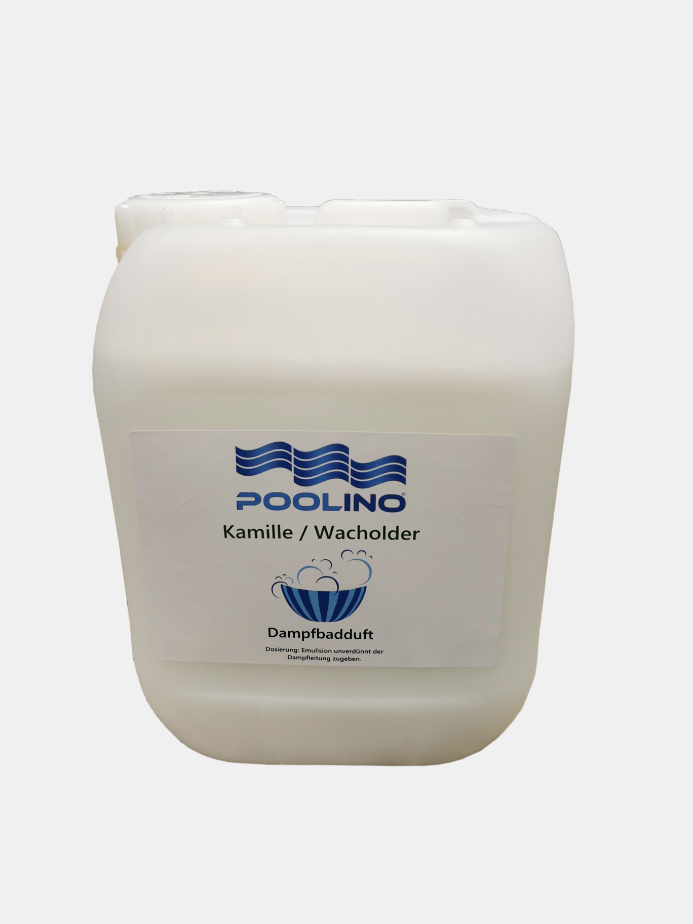 5 Liter Kamille/Wacholder Poolino® Dampfbademulsion