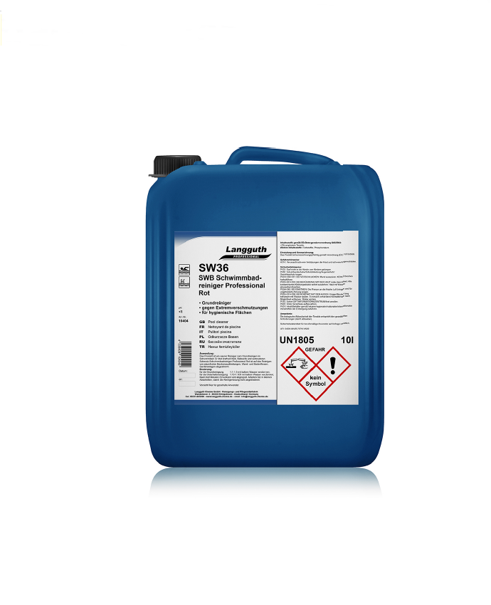Schwimmbadreiniger Professionel ROT SW36 10L Kanister - 1 Palette