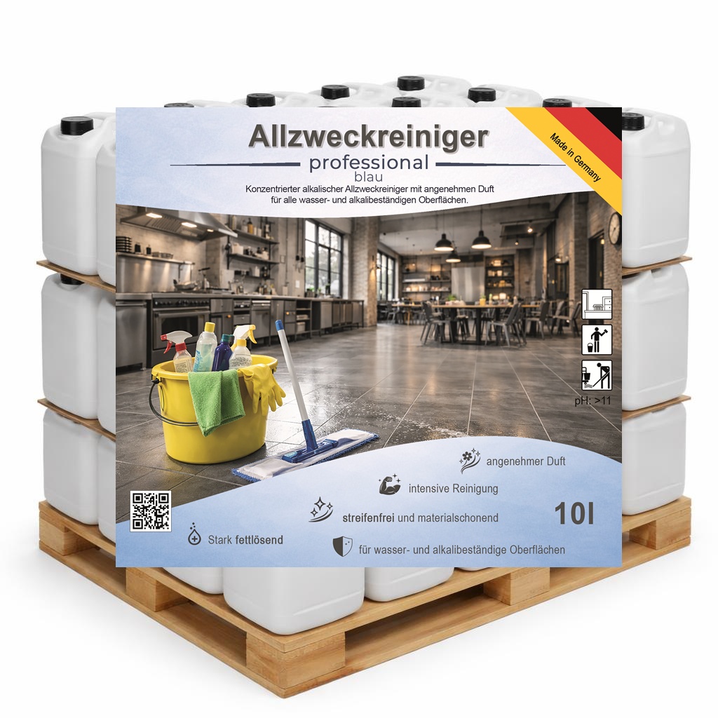 60x Allzweckreiniger professional blau 10 Liter 1 Palette