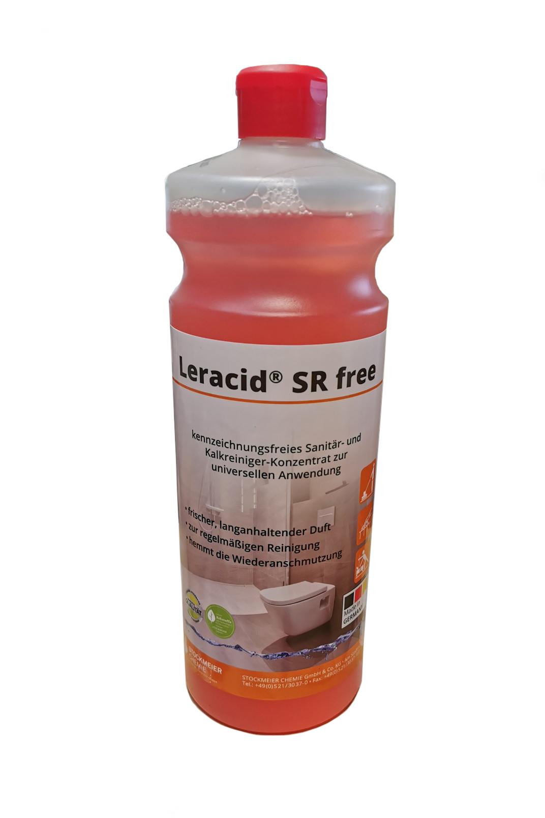 1 Liter Leracid® SR free saurer Reiniger Sanitär- und Schwimmbadbereich