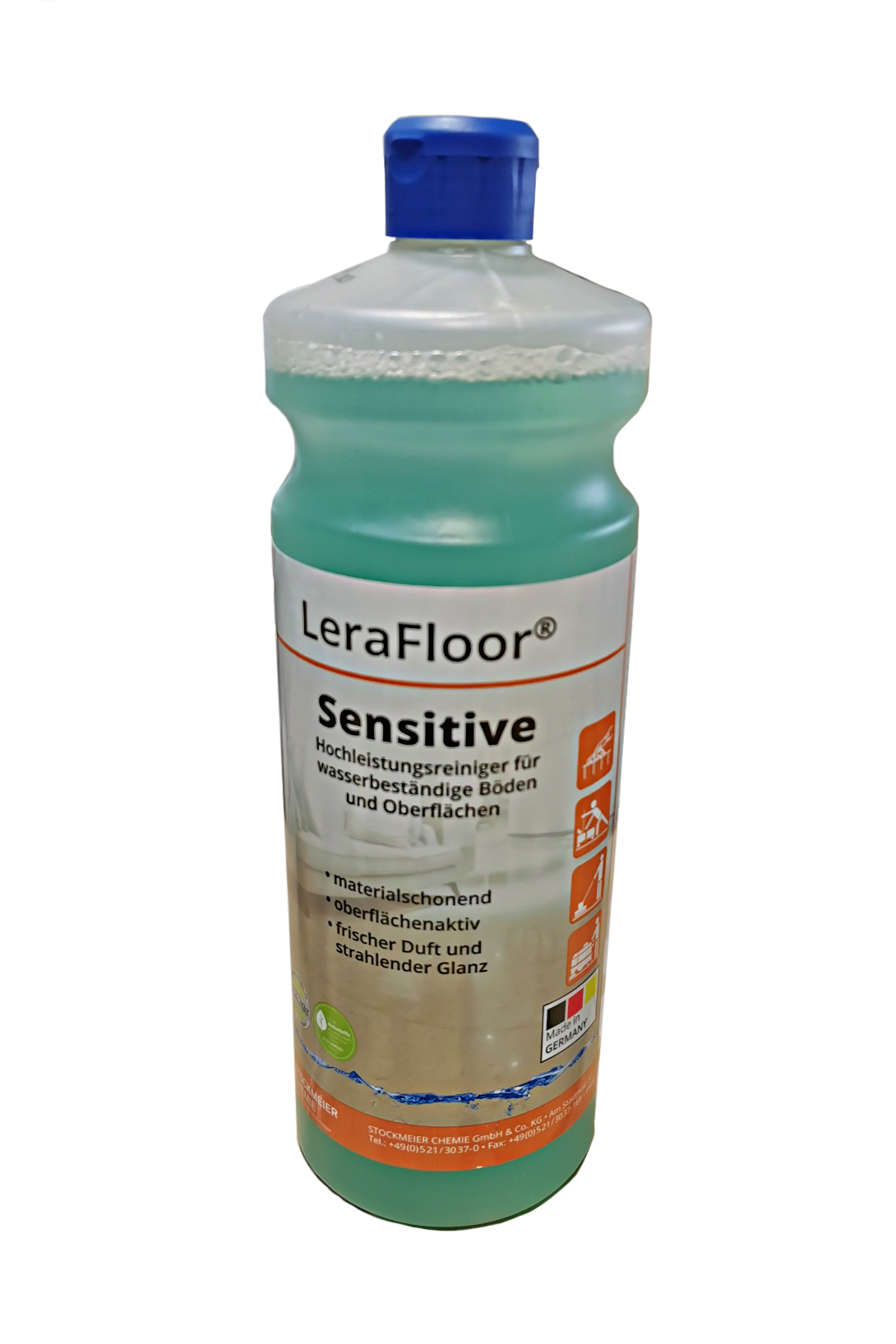 1 Liter LeraFloor® Sensitive alkalischer Reiniger Sanitär- und Schwimmbadbereich