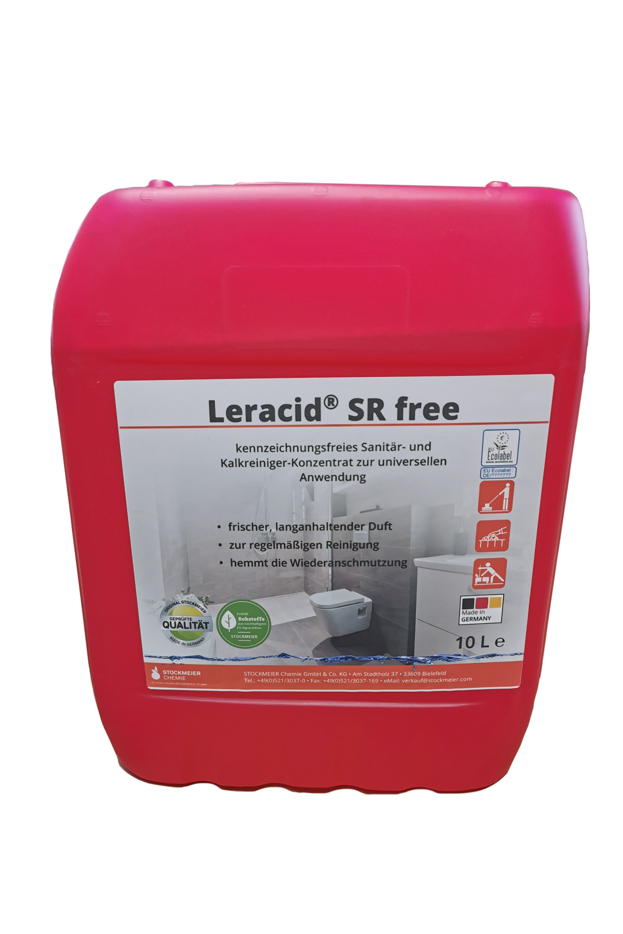 Leracid® SR free saurer Reiniger Sanitär- und Schwimmbadbereich